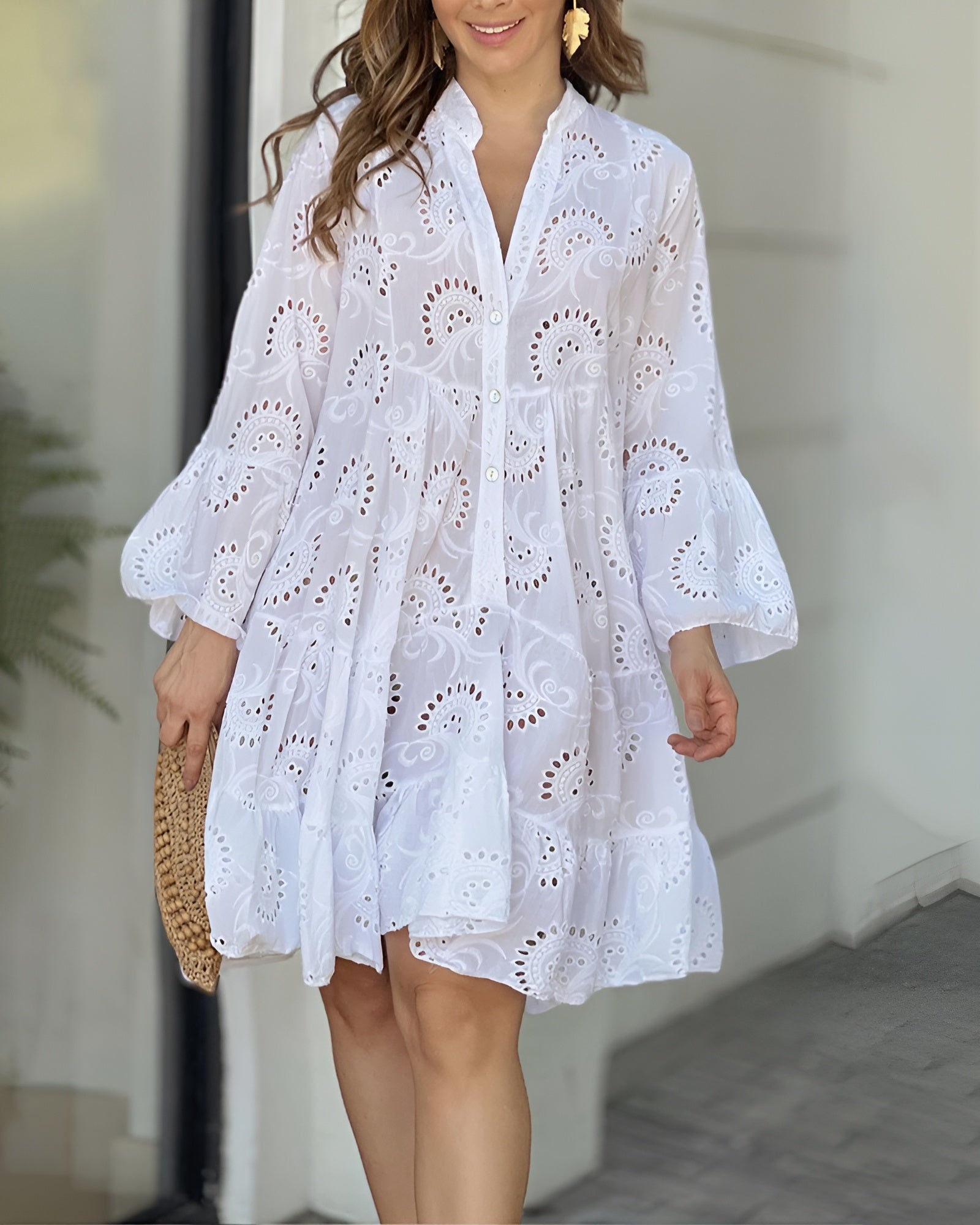 Haven - Tummy Control Flowy Draped Summer Dress